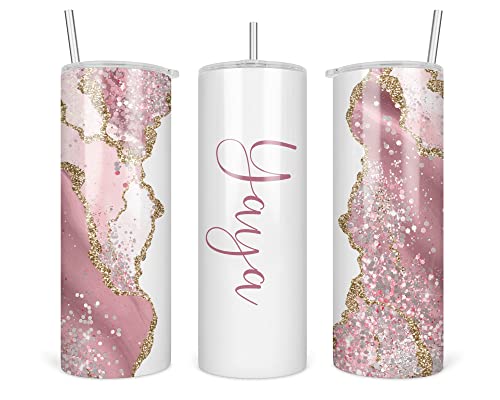HTDesigns Yaya Travel Mug - Grandma Tumbler - Cute Mother's Day Gift