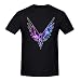 Doppelwalker Maverick Logo T Shirt,Logan Paul Logang YouTube Mens Crew Neck T-Shirts Parrot Logo shirt Black S