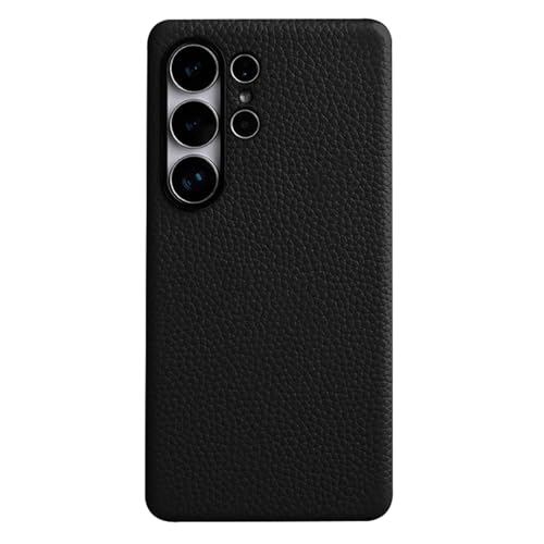 Coque Samsung S26+ en cuir véritable de luxe avec protection objectif photo - 2