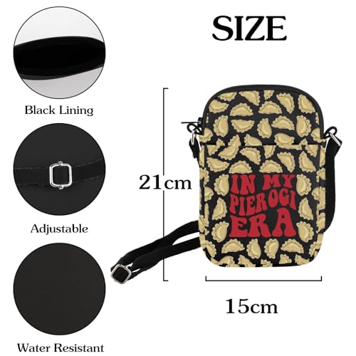 HOLLP Pierogi Lovers Gift In My Pierogi Era Crossbody Bag Foodies Gift Dumpling Lovers Gift2