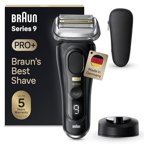 Braun Series 9 Pro+ Rasierer Herren Elektrisch, Elektrorasierer mit 5 Rasierelementen,...