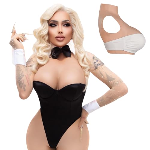 Silicone Breastplate for Crossdressers Breast Forms Transgender Cosplay Fake Breasts Drag Queens