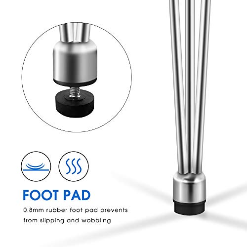 image for Ivinta Modern Wood White Dining Table for 4/6 Hairpin Computer Desk Ki