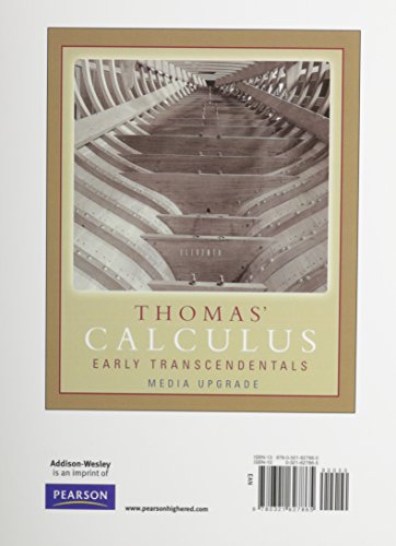 Thomas' Calculus, Media Upgrade, Part Two (Multivariable Chap 11-16), Books a la Carte Edition (11th Edition)