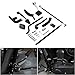 Standard Forward Control Kit Fit for Harley Dyna Fat Bob 2006 2007 2008 2009 2010 2012 2013 2014 2015 2016 2017 Black Motorparts Reduced Forward Control Replacement