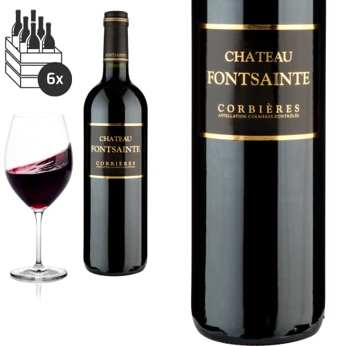 6er Karton 2019 Corbières trocken von Château Fontsainte - Rotwein Cover