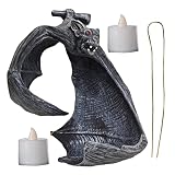 Bat Tealight Holder Retro Decor Halloween Decor 1 Set Bat Sconce Candle Holder Wall Bracket Hallowee