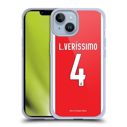 Head Case Designs Licenciado Oficialmente S.L. Benfica Lucas Veríssimo Kit Inicio 2021/22 Jugadores Funda de Gel [Protección de Grado Militar] Compatible con Apple iPhone 14