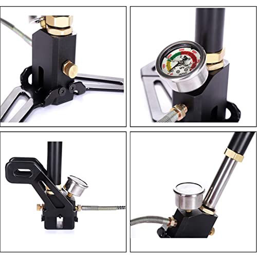 4500 Psi 3 Stage Air Gun, Rifle Pump Filling Stirrup Charger PCP Hand Pump Airguns with Pressure Gauge, CNC Technology, Easy Storage, 304 Stainless Steel, 8mm Connector - Image 6