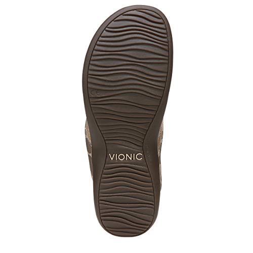 Image of Vionic Women's Rest Bella Toe Post Sandal- Supportive Ladies Orthotic Sandals that include Three Zone Comfort with Arch Support- Flip Flop for Ladies, Medium and Wide Width Size 5-12