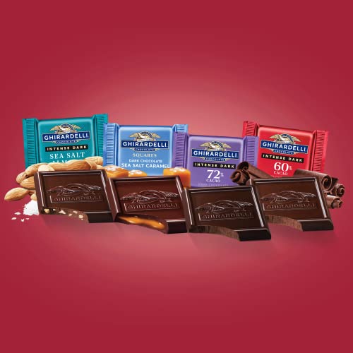 Image of GHIRARDELLI Dark Chocolate Squares Assortment, 14.86 Oz Bag (Pack of 2)