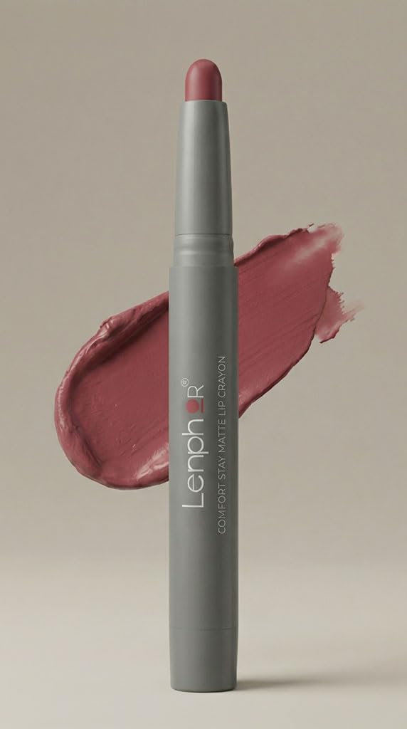 Comfort Stay Matte Lip Crayon Lightweight & Smudge-Proof Matte Lip with Hyaluronic Acid, Avocado Oil & Jojoba Oil Smoothing & Hydrating 1.5g-image-48