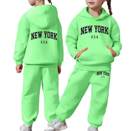 Sweat à capuche et pantalon longue ensemble enfants garçons filles