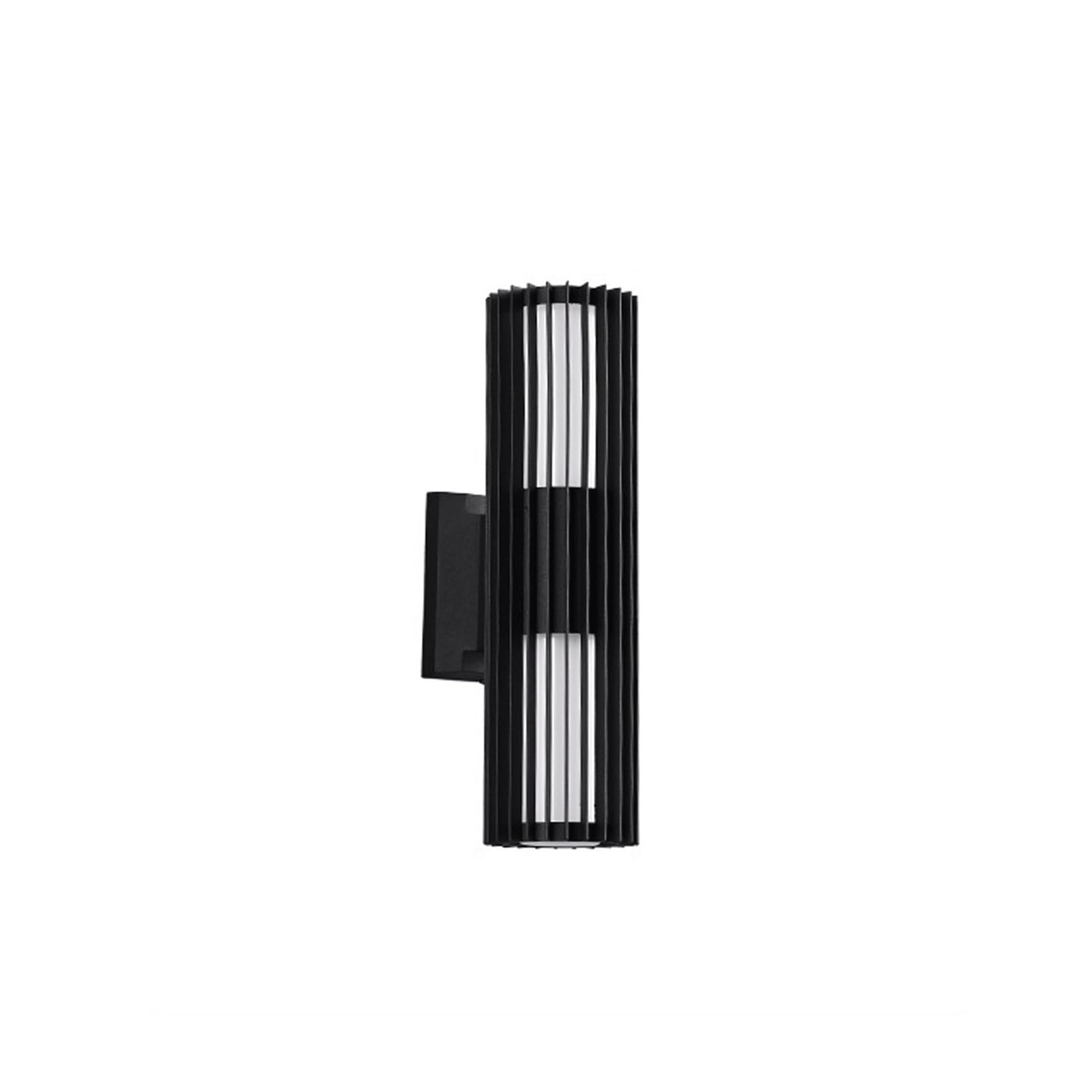 OZBMA European Outdoor Wall Light, Black LED Lantern, Waterproof Aluminum Exterior Sconce with Glass, Porch Lighting Fixtures for Entryway, Front Door, Porch, Courtyard, Balcony Threshold