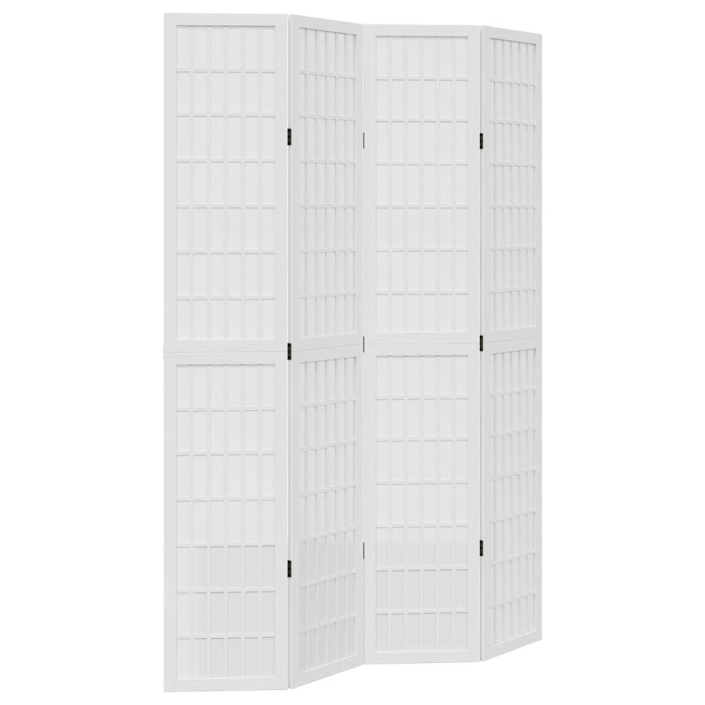 Vidaxl (40 X 220 Cm/ 4 Piece) Room Divider Panels Office Privacy Screen Solid Wood Paulownia