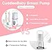 CuddleeBaby Portable Bottle Warmer for Travel, Cordless Baby Bottle Warmer, Rechargeable, 8 Adapters, 1 Milk Powder Container, Compatible with Most Bottle, Fast Heating, Pink