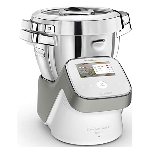 Moulinex hf936e00 i-Companion Touch XL - Robot de cocina multifunción (3 L, 1550 W), blanco