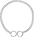 Hamilton Fine Choke Chain Dog Collar, 18-Inch