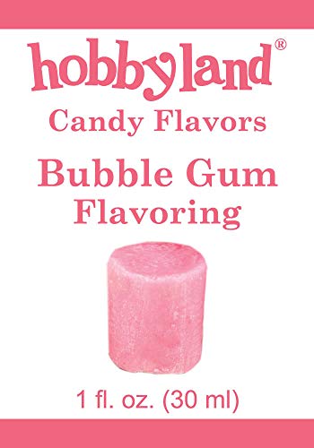 Hobbyland Candy Flavors (Bubble Gum Flavoring, 1 Fl Oz), Bubble Gum Concentrated Flavor Drops #TOP7