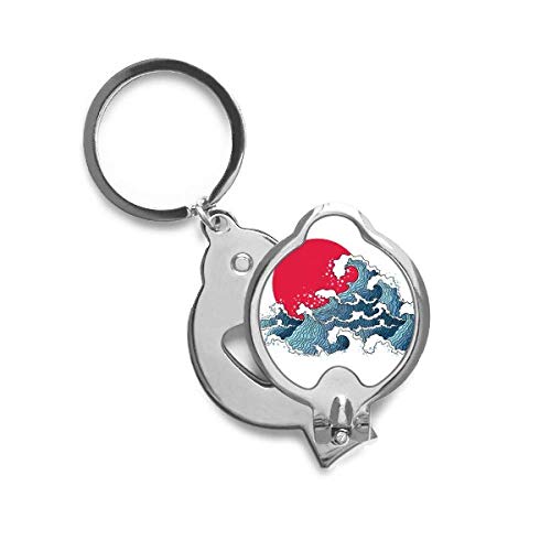Coupe-ongles motif aquarelle japonaise pour votre routine de soin nomade