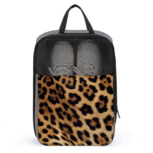 Sac à chaussures suspendu gris et sac de rangement pour serviette