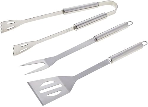 3pc Stainless Steel BBQ Tool Set
