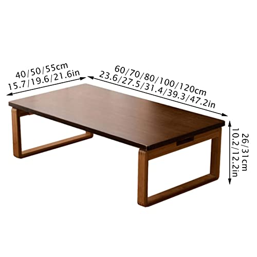 Table pliante robuste au style rustique pour salon et balcon - 2