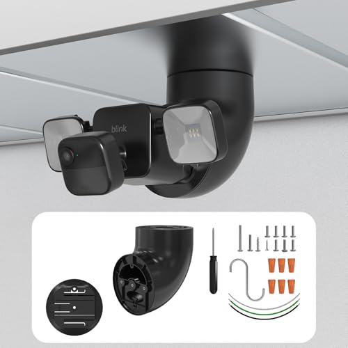 Flutlicht Halterung für die Blink-Kamera Outdoor 4, Verstellbare Ständer Halter Floodlight Mount für Blink Outdoor Camera (3rd Gen), Flutlicht Kamera Zubehör für Ring Flutlichtkamera Pro / Plus Kabel