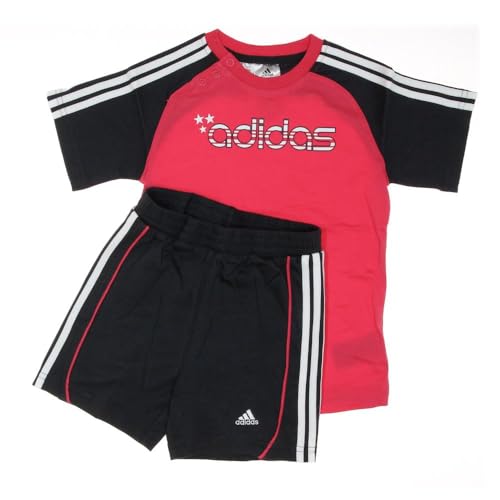 adidas Ensemble Noir/Rose Fille Baby Pckge