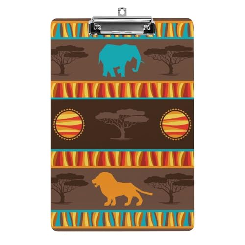 Clipboard porte-formulaires A4 avec pince lion éléphant rigide et durable