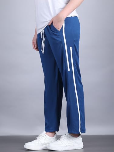 Image of Mack Jonney Striped | Relaxed Fit | Polyster Lycra Trackpant for Women-M01
