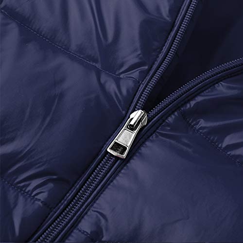 Simplee Kids Boys Girls Lightweight Water-Resistant Packable Puffer Hooded Down Jacket Outdoor Windproof Winter Coat For 4 Years (Navy) #TOP3