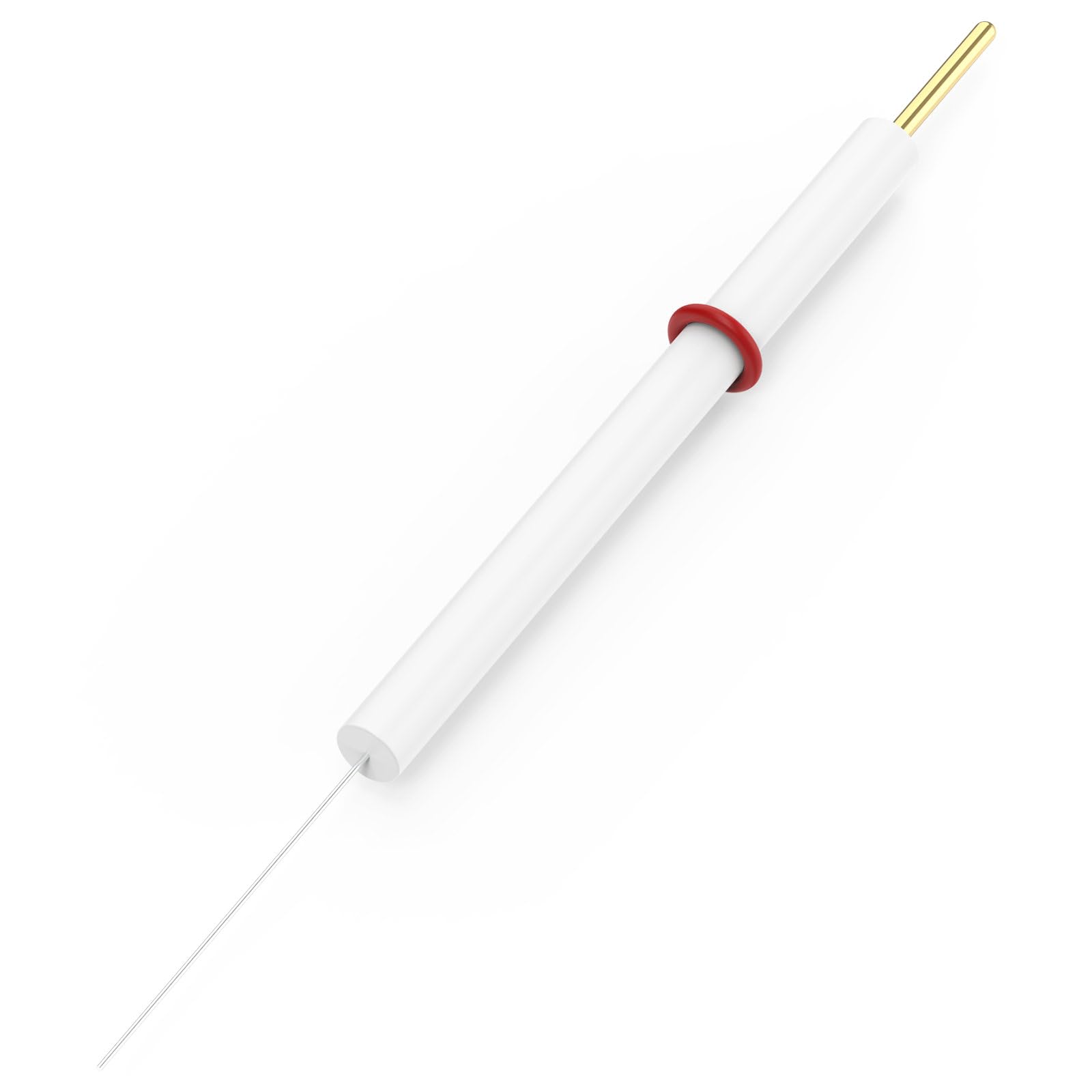 Labasics Platindraht-Elektrode, Elektrolysezellenelektrode mit 99,99% Reinem Pt-Draht (37x0,5 mm) und PTFE-Körper, für Laborgebrauch