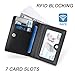 Altally Small Women Wallet RFID Blocking Bifold Pocket Wallet Slim Compact Ladies Purse Mini Wallets For Women (Black)