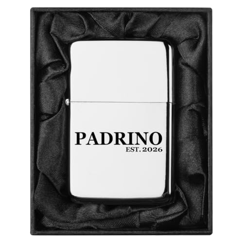 Encendedor en caja de regalo con forro de seda negra