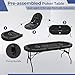 Giantex 8 Player Poker Table Foldable, 72