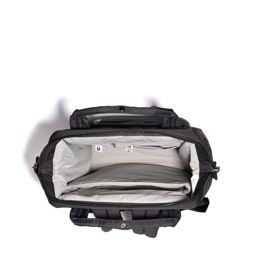 Image of Baggallini Chelsea Laptop Backpack, Black Puff
