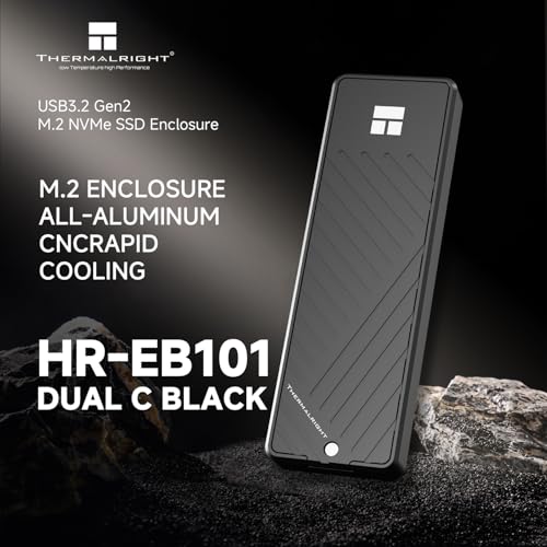 Thermalright Enclosure M.2 10Gbps HR-EB101 Negro 8TB miniatura 2