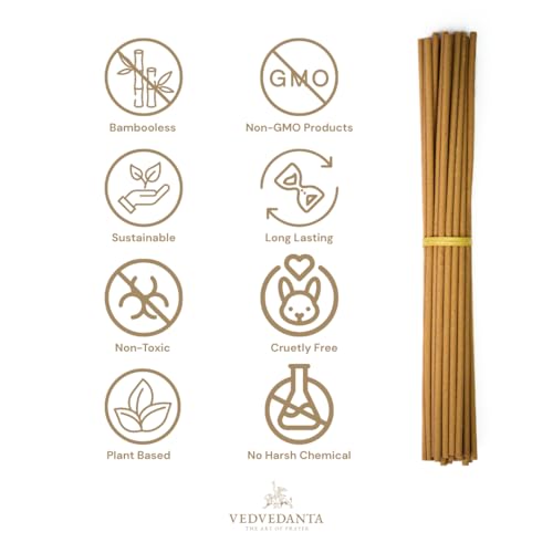 Image of Vaayu Luxury Incense Sticks | 60 Bambooless Incense Sticks | Pure Sheesham Wood Stand | Long Lasting Fragrance | Complete Sensory Journey | Ethically Crafted | Pack of 1