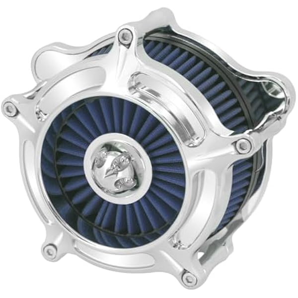 Filtr powietrza motocyklowego oczyszczacz powietrza układ dolotowy Cleaner pasuje do Harley M8 Touring Softail Trike 2017-2023 niebieski