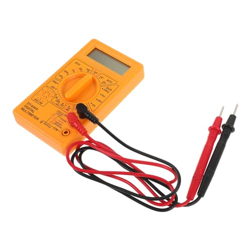HOUDERCO 黄色ミニ万能表 電圧電流計 軽量コンパクト 電気計測器 電気工事用 電流計測 自動車用テスター 多機能マルチメーター