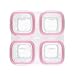 OXO Tot Glass Baby Blocks Food Storage Containers, Pink, 4 oz