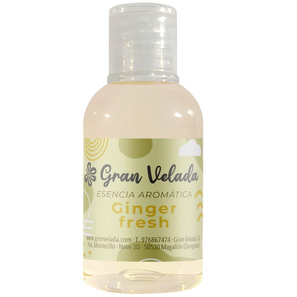 Esencia Aromática Ginger Fresh | Notas Citricas, Especiadas y Dulces | Ideal para Jabones, Velas y Cremas | Compra en Gran Velada