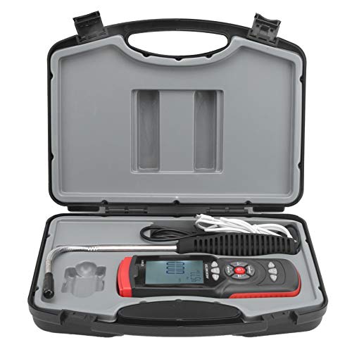 Anemómetro LCD Digital, Medidor de Volumen de Velocidad del Viento Portátil Térmico Medidor de Velocidad del Flujo de Aire para Oficina de Fábrica