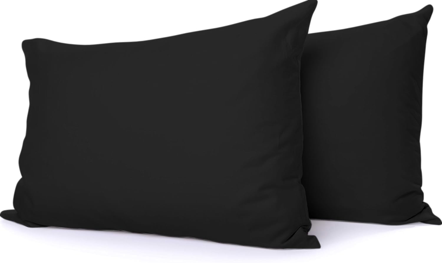 Comfort Beddings 2 Pack Pillowcases, 56x79cm Extra Wide Pillow Covers, Premium Cotton-Polyester Blend