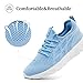 MGBDSZ Women's Running Sneakers Walking Tennis Slip on Shoes Fashion Gym Non Slip Comfort Lightweight Athletic Casual Fitness Sports Workout Shoes for Women Light_Blue Size US 8.5
