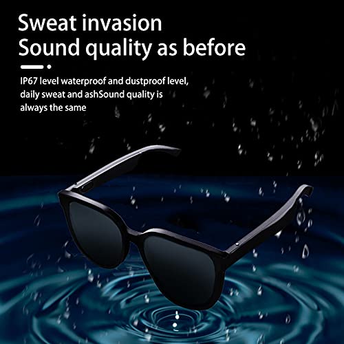 Smart Glasses, Bluetooth Sunglasses with TWS Open Ear Headphones, Music & Hands-Free Calling, Waterproof and UV… - Image 5