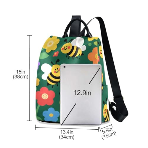 Fashion travel backpack trendy travel backpacks for women for Daily College Shopping with Pom-pom keychain3