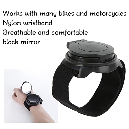 Rowerowe Lusterko Wsteczne wrist mirror for cycling Nylonowy Pasek na Nadgarstek, Wypukła Konstrukcja, Bezpieczne Akcesoria dla Rowerzystów o średnicy 5 Cm, Espejos