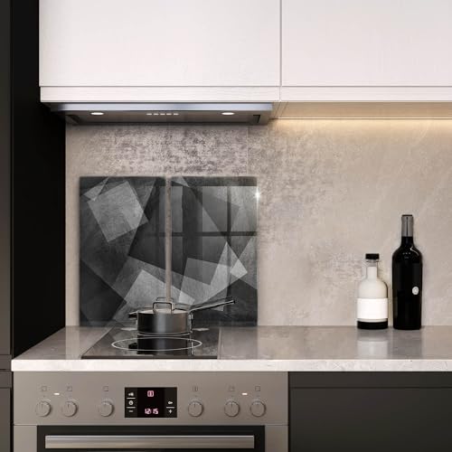 Planche à découper induction résistante Wallfluent protège plaque de cuisson